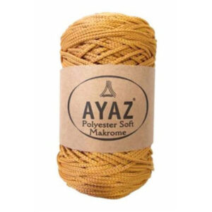 Ayaz Polyester Soft makrame konac od 3mm u boji senfa sa šifrom 1111