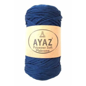 Ayaz Polyester Soft makrame konac od 3mm u tamnoplavoj boji sa šifrom 1148
