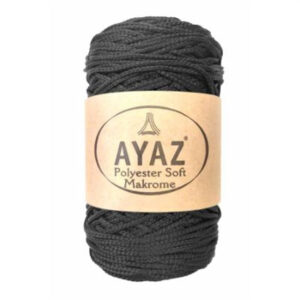 Makrame konac Poliester 3mm – AYAZ - 1217 Crna