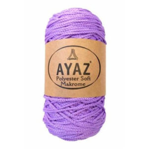 Ayaz Polyester Soft makrame konac od 3mm u ljubičastoj boji sa šifrom 2036