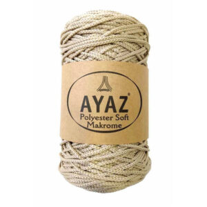 Ayaz Polyester Soft makrame konac od 3mm u krem-bež boji sa šifrom 260