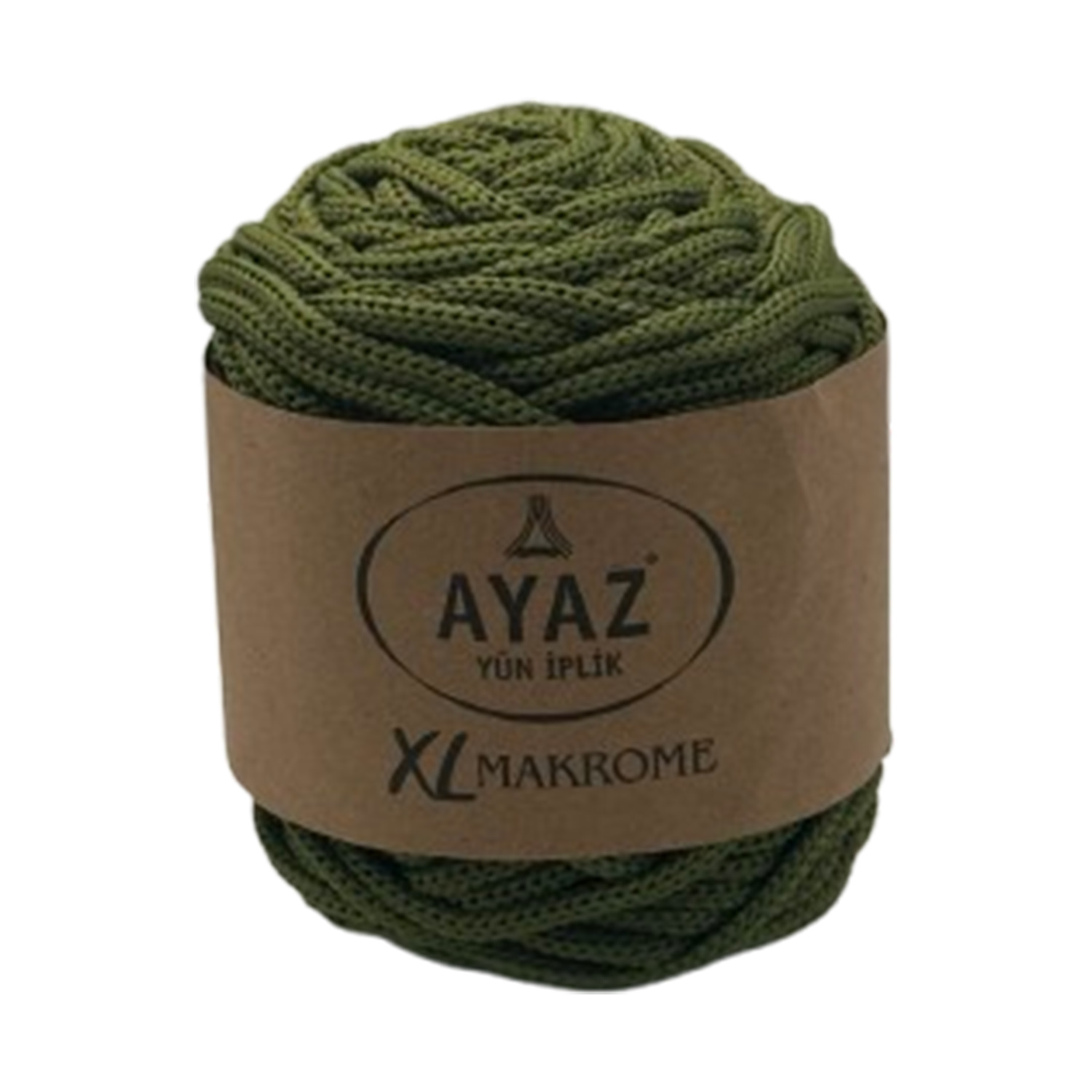 Makrame konac Makrame konac Poliester 5mm AYAZ XL 1263 zelena boja za heklanje i pletenje torbi pozamanterija glamur